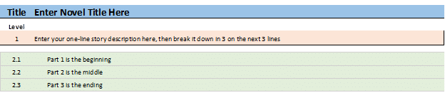 outline tool for novels